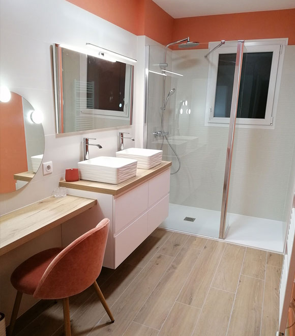 salle de bain après