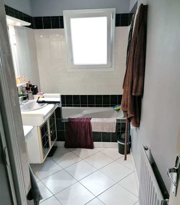 Salle de bain avant