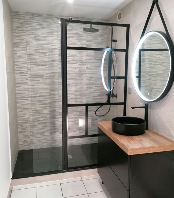 salle de bain après
