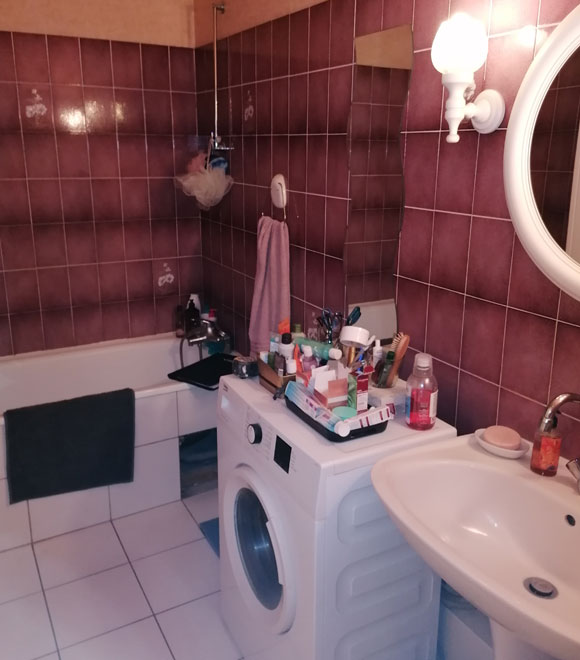 Salle de bain avant